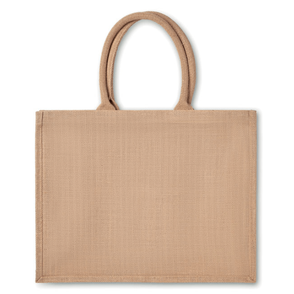 Brick Lane Jute Laminated Bag - Image 3