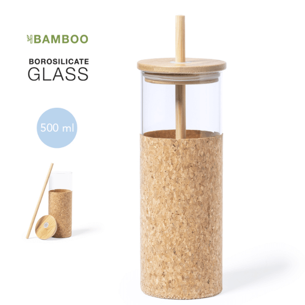 Cup Tromury 500ml Glass BPA Free - Image 2