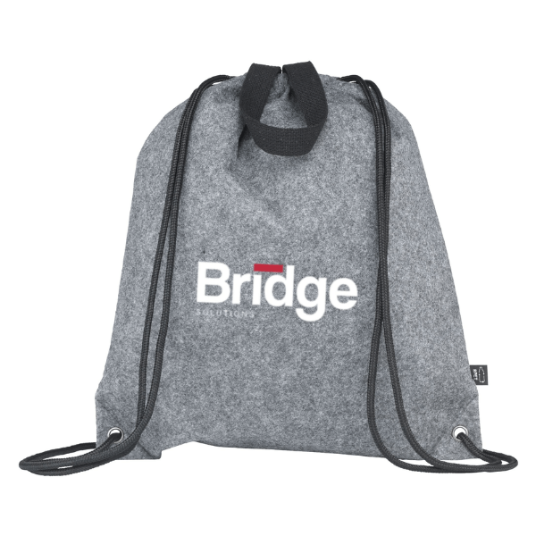 RPET Felt PromoBag Plus Backpack - Image 3
