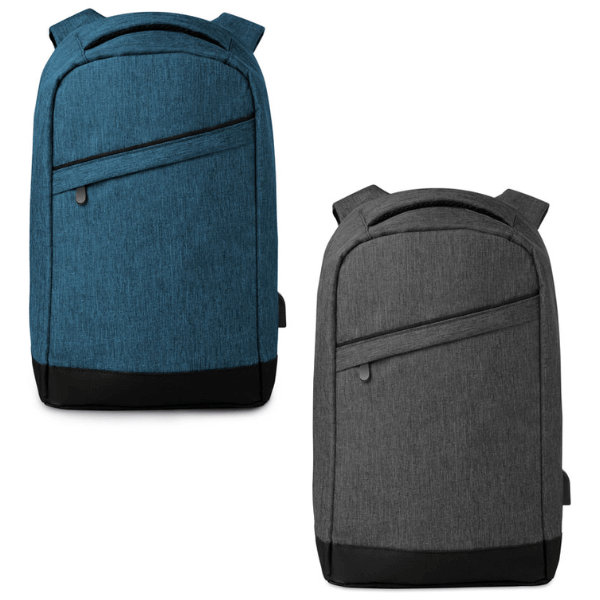 Berlin 600D 2 Tone Polyester Backpack - Image 5