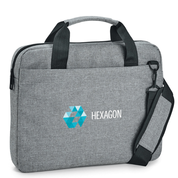 Graphs Laptop 14" Laptop Briefcase in 600D - Image 2