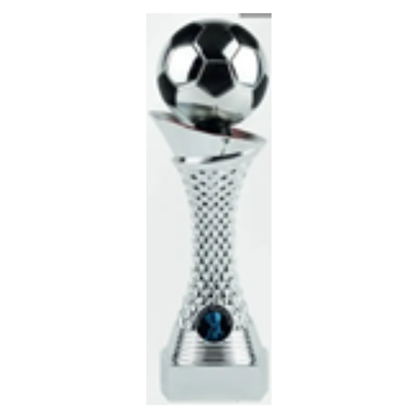 10cm Fast Fix Soccer Ball with 24.5cm Fast Fix Base (Silver)