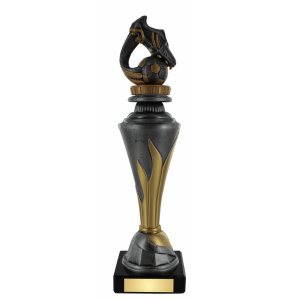 26cm Ant Silver Flex Trophy on Pedestal