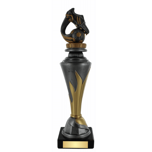 26cm Ant Silver Flex Trophy on Pedestal