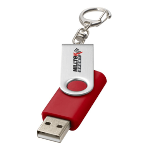 USB Memory 32G Rotate with Keychain