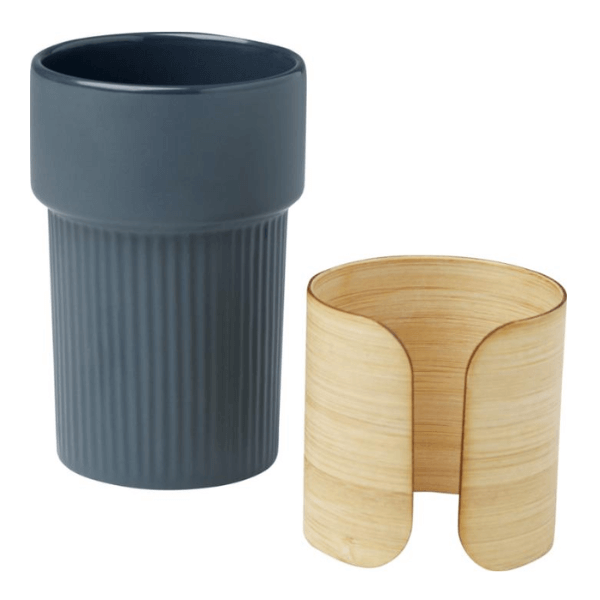 Fika 340ml Tumbler with Bamboo Sleeve - Image 3