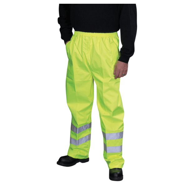 Hi-Vis Waterproof Overtrousers - Image 2