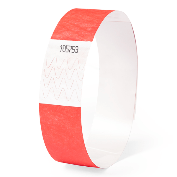 Events Paper Wristbands with Self Adhesive
