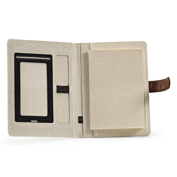 Eliot A5 Folder Recycled Cotton Canvas - Image 3