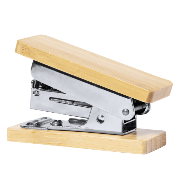 Hunzu Bamboo Stapler with Staples - Image 2