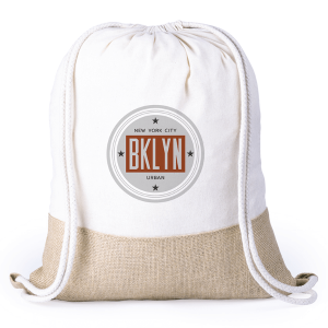 Drawstring Bag Badix Cotton and Jute