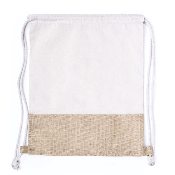 Drawstring Bag Badix Cotton and Jute - Image 2