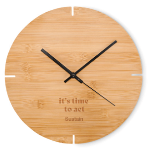 Esfere Bamboo Wall Clock
