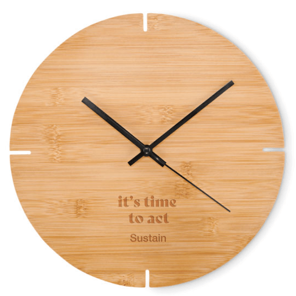 Esfere Bamboo Wall Clock