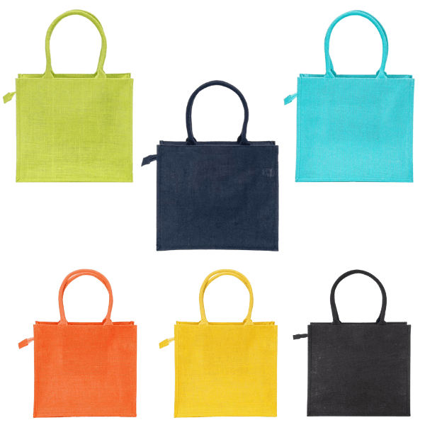Fano Jute Bag with Cotton Handles - Image 4