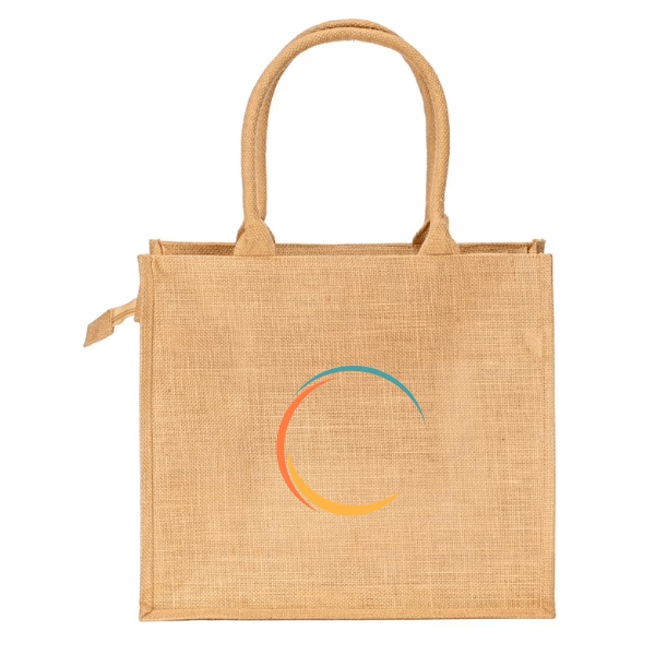 Fano Jute Bag with Cotton Handles