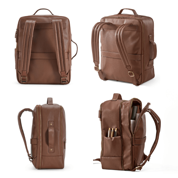 Paris Backpack 20L Recycled Leather - Image 3