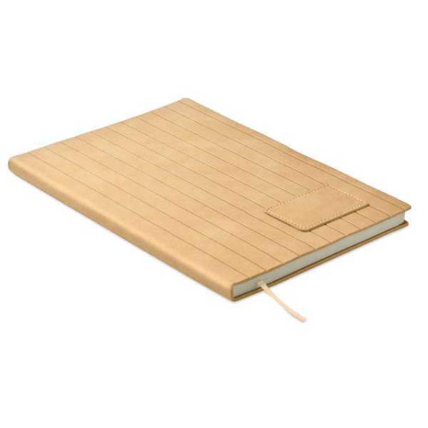TINTRAY A5 Notebook with PU Ribbed Cover - Image 2