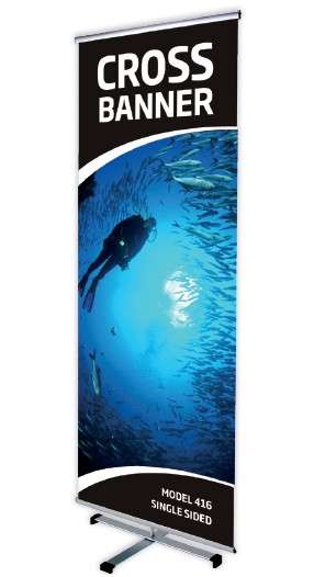 Cross Banner Stand 2 metre