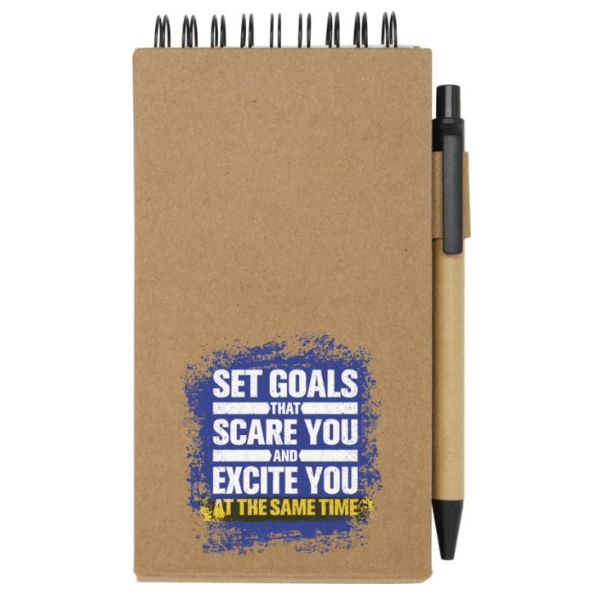 Flipper Sticky Notepad with Ballpoint Pen - Image 2