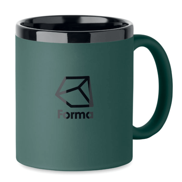 Ruby Ceramic Mug with Soft Touch Coating