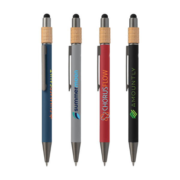 Reborn Spinner Neuro Pen Recycled Aluminium Pen w/Stylus Patented - Image 2