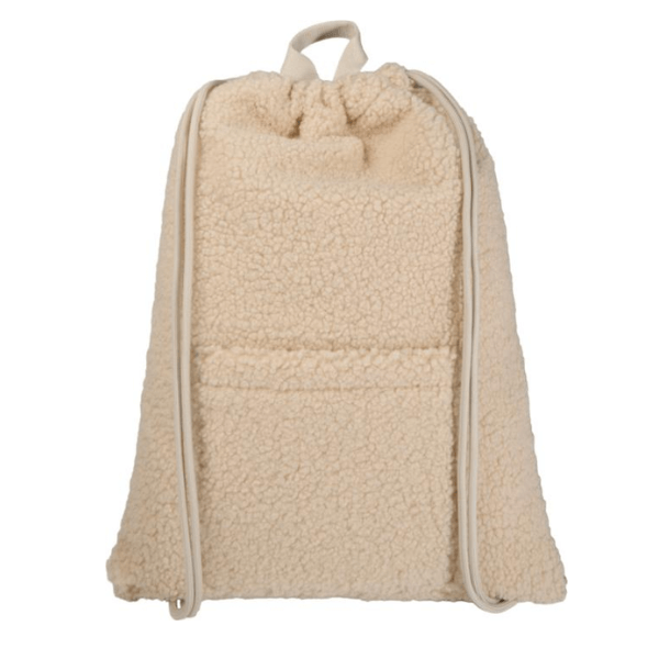 Bear GRS Recycled Sherpa Drawstring Backpack 9L - Image 2