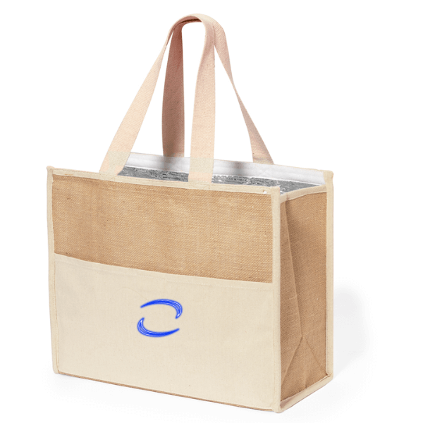 Cool Bag PRESLI Cotton and Luminated Jute