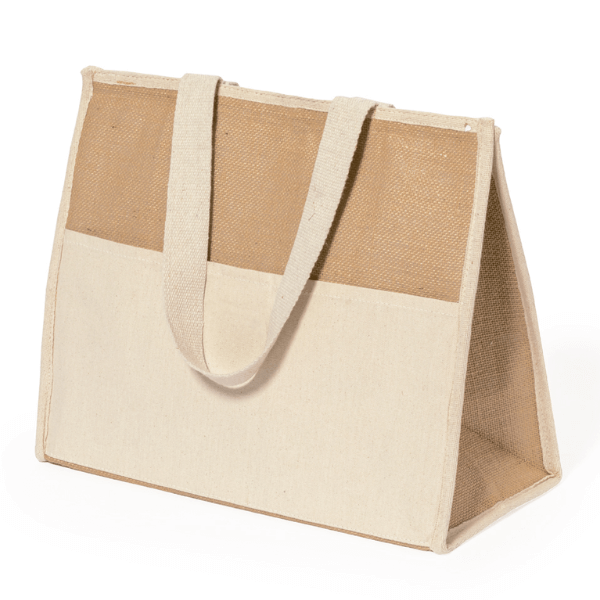 Cool Bag PRESLI Cotton and Luminated Jute - Image 2