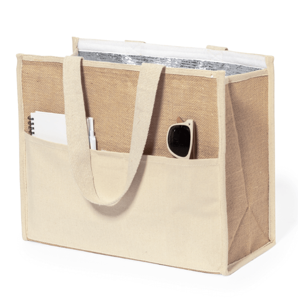 Cool Bag PRESLI Cotton and Luminated Jute - Image 3