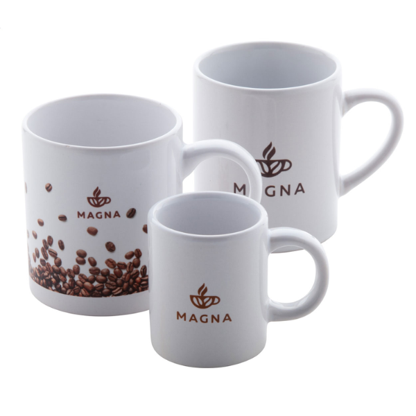 Minan White Ceramic Mug - Image 3