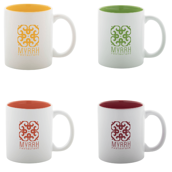 Revery Ceramic Mug with Coloured Inside - Image 3
