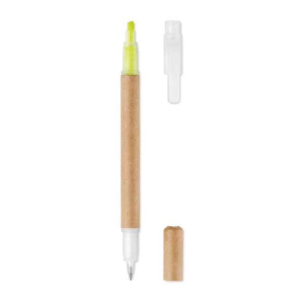 Duo Paper Pen with Highlighter - Image 2