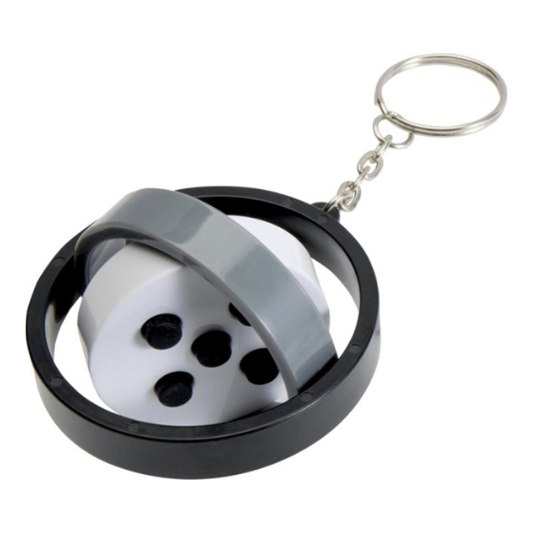 Spinx Recycled Plastic Gyroscope fidget Keychain - Image 3