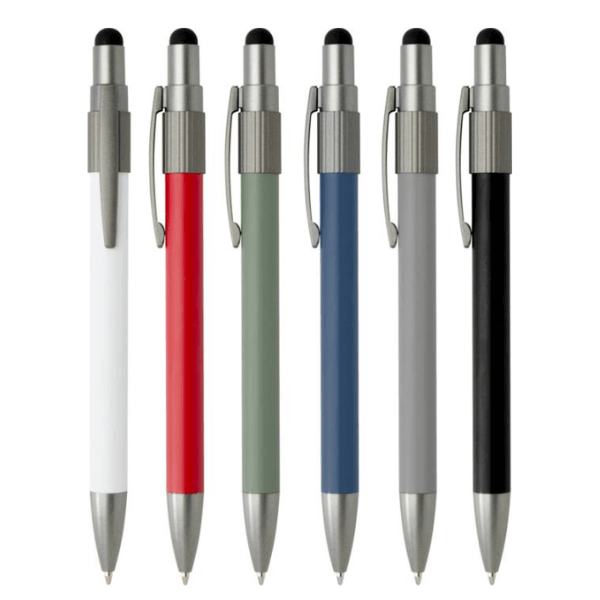 Rill RCS Recycled Ballpoint Pen with Stylus and Fidget Spinner - Image 2