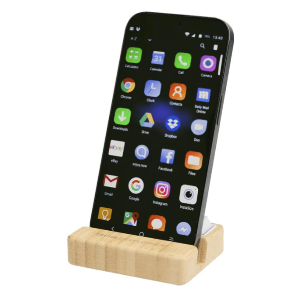 Algol Recycled Plastic Phone Stand and Fidget Toy - Image 2