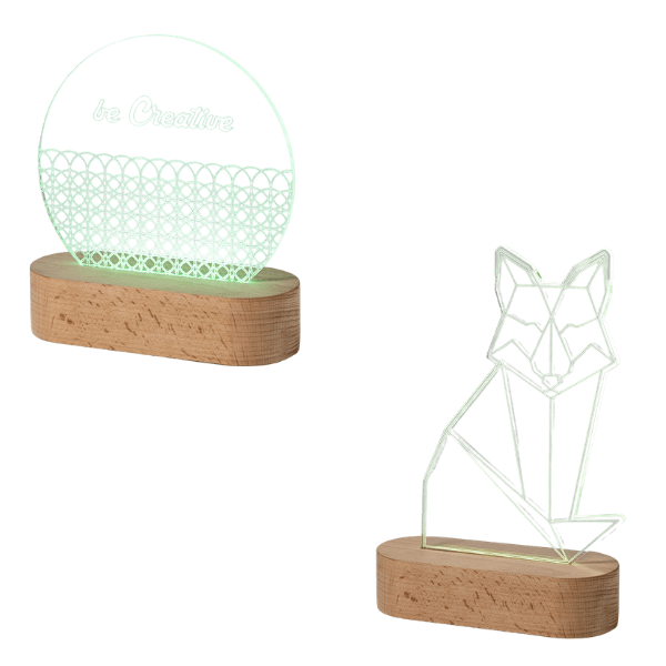 Woodify LED Light Trophy - Image 3