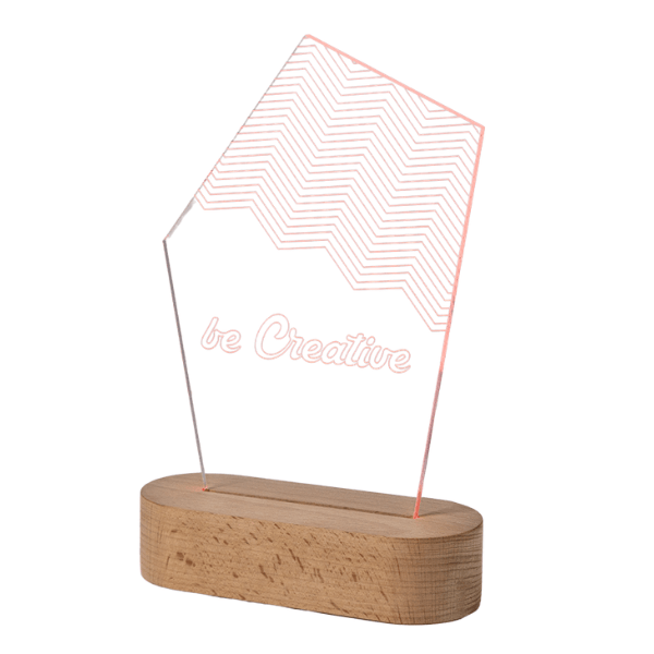Woodify LED Light Trophy