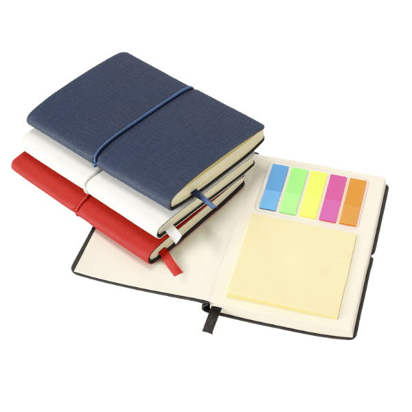 Notepad Vierax with Elastic and Coloured Bookmark - Image 3